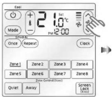 SAMSUNG MWR-ZS00 - Selecting the Fan speed - 1