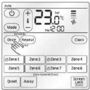 SAMSUNG MWR-ZS00 - Cancelling the non-repetitive timer - 1