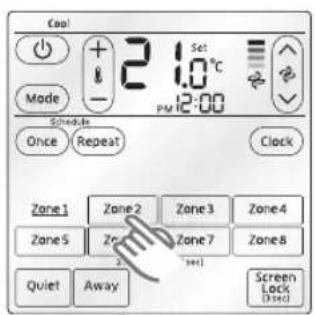 SAMSUNG MWR-ZS00 - Open/Close the damper for each zone - 1