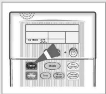 SAMSUNG MWR-TH01 - Setting the On Timer - 1