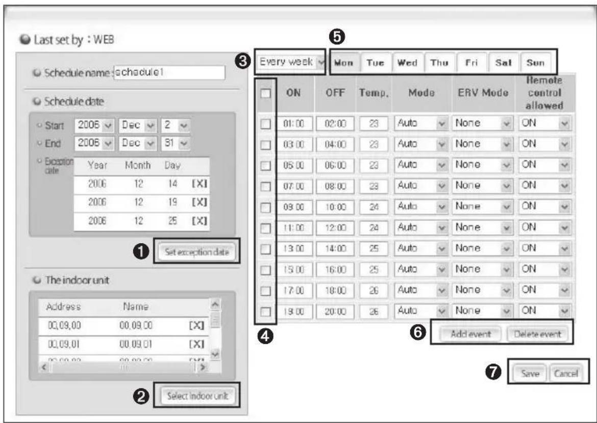 SAMSUNG MIM-D00 - Adding a New Schedule - 1