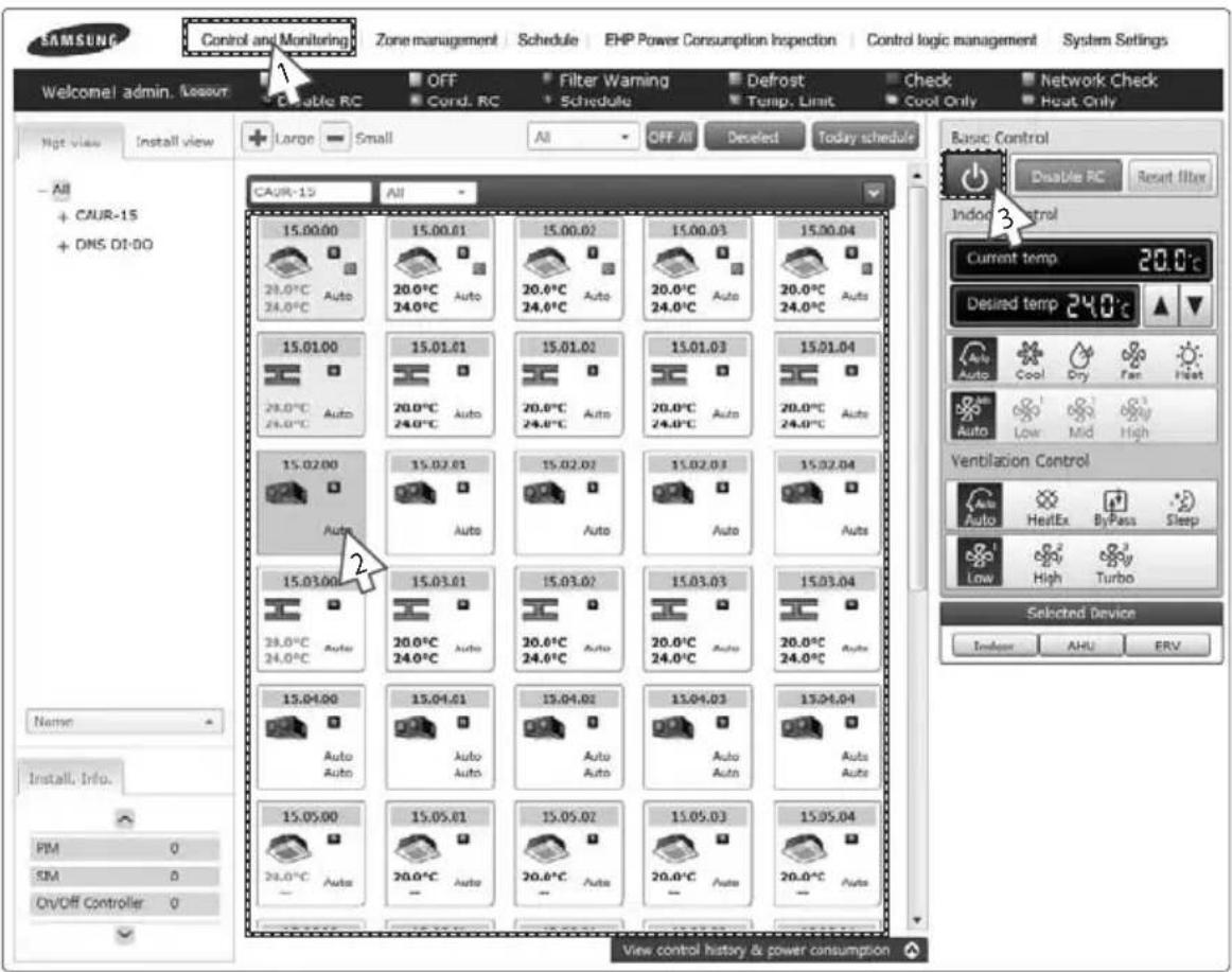 SAMSUNG MIM-B17 - Controlling the selected multiple devices - 1