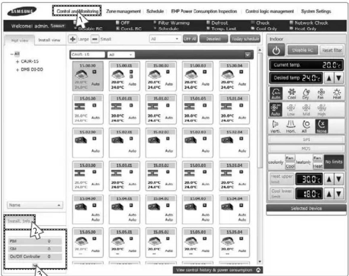 SAMSUNG MIM-B17 - Checking the Installation Information - 1