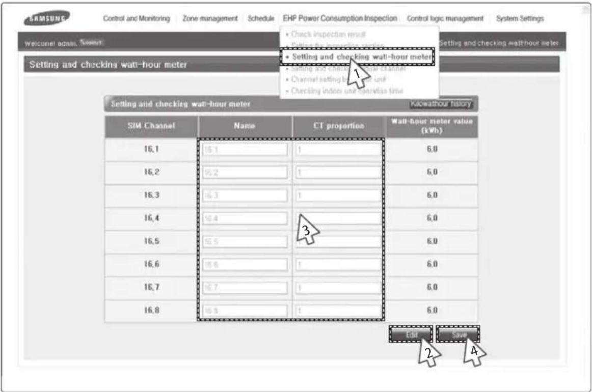 SAMSUNG MIM-B17 - Setting and Checking Watt-Hour Meter - 1