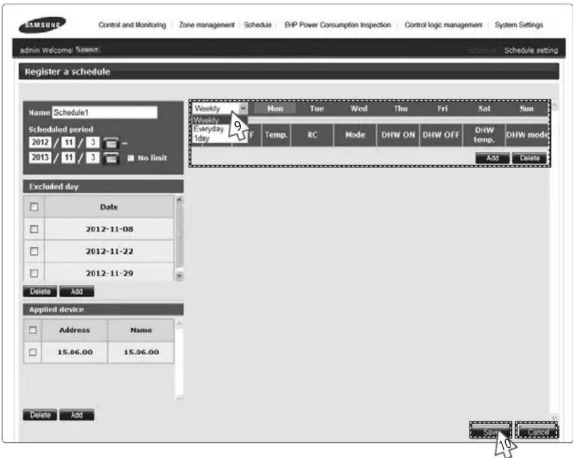 SAMSUNG MIM-B17 - Schedule (Continued) - 1