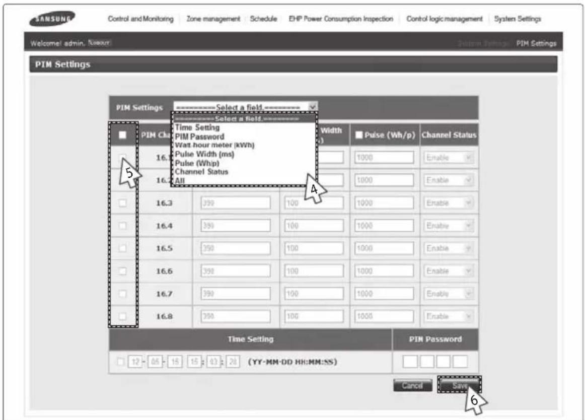 SAMSUNG MIM-B17 - System Settings (Continued) - 1