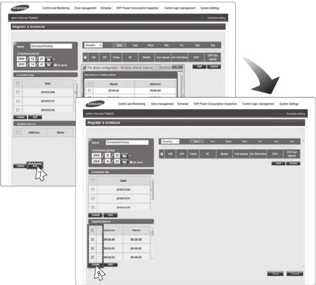 SAMSUNG MIM-B17 - Schedule (Continued) - 1