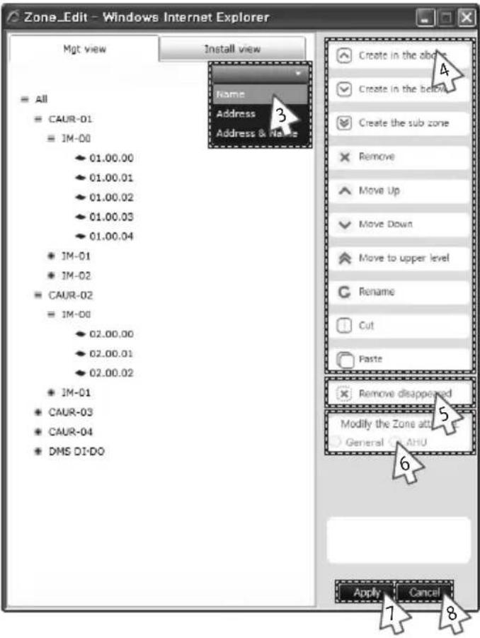 SAMSUNG MIM-B17 - Zone Management (Continued) - 1