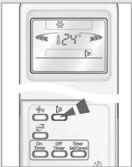 SAMSUNG MH19AP2-07/XFO - Adjusting the Air Flow Direction Vertically - 1