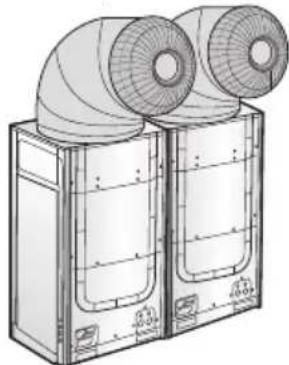 SAMSUNG AM080JXVHGH/EU - Caution for installing discharge duct - 1