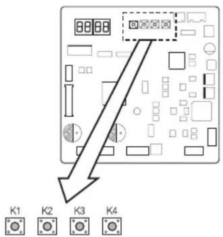 SAMSUNG AM080JXVHGH/EU - Setting outdoor unit option switch and key function - 3