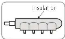 SAMSUNG AM080JXVHGH/EU - Insulate the distribution header - 1