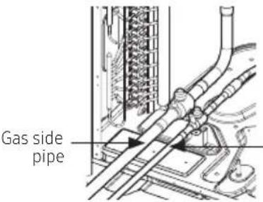 SAMSUNG AM080JXVHGH/EU - Direction of the pipe - 4