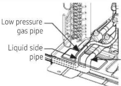SAMSUNG AM080JXVHGH/EU - Direction of the pipe - 7