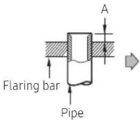 SAMSUNG AM080JXVHGH/EU - Cutting or flaring the pipes - 8
