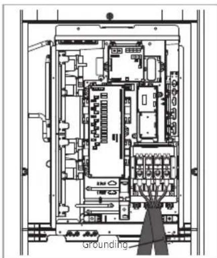SAMSUNG AM080JXVHGH/EU - Fixing the ground cable - 1