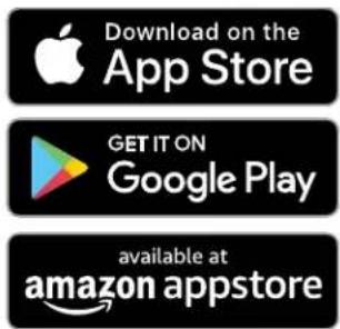 Download on the App Store GET IT ON Google Play available at amazon appstore