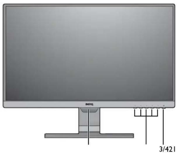 BENQ BL2483TM - Frontansicht - 1