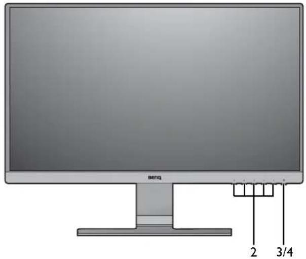 BENQ BL2483TM - Frontansicht - 2