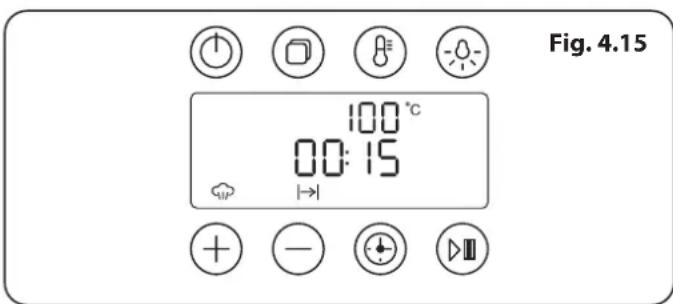 RANGEMASTER NEX110SODFFSS/C - To start and then stop the steam cavity - 2