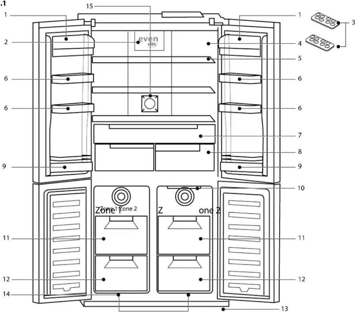 RANGEMASTER RSXS18BL/C - About Your Refrigerator - 1