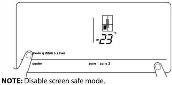 RANGEMASTER RSXS18BL/C - Switching zones off - 2