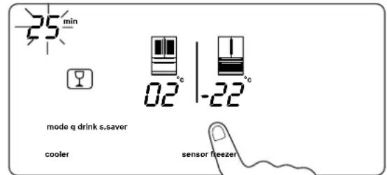 RANGEMASTER RDXD18IV/C - Set the q drink mode Beverage cooling - 3
