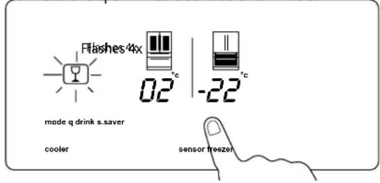 RANGEMASTER RDXD18IV/C - Set the q drink mode Beverage cooling - 1