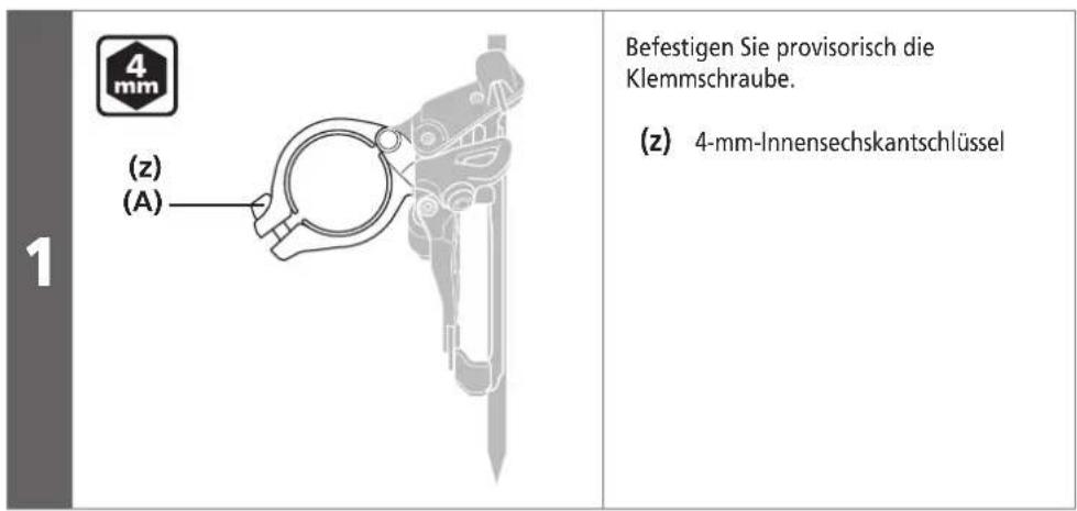 SHIMANO FD-M8025-H - Schellenversion (FD-M9000/M8000/M672/M612) - 1