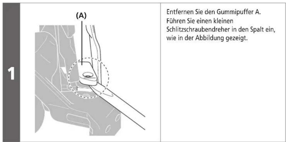 SHIMANO FD-M8025-H - Entfernen - 1