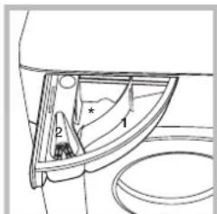 BAUKNECHT BI WMBG 71484E DE - Compartment 1: Washing detergent (powder or liquid) - 1