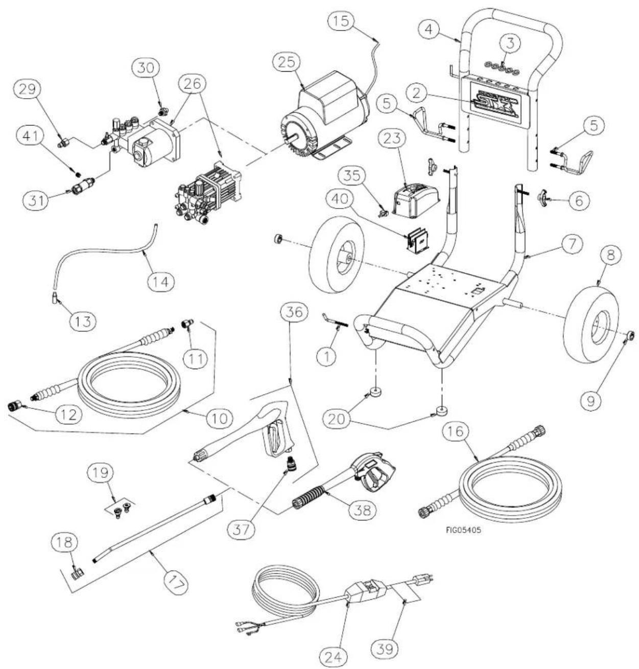 North Star 1573021 - Parts Explosion M1573001 - Rev N.1 - 1