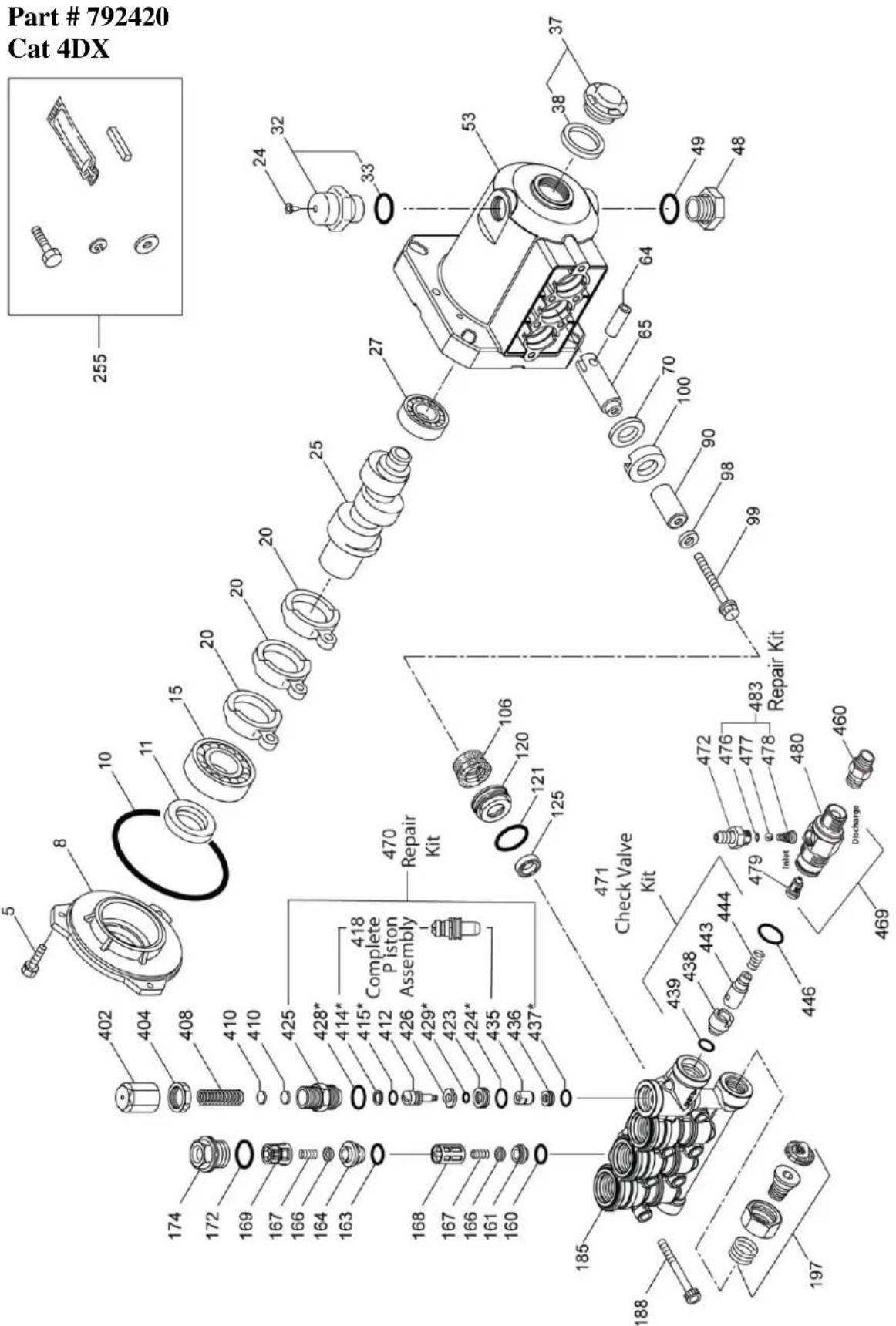 North Star 1573021 - Pump Exploded Views - 1