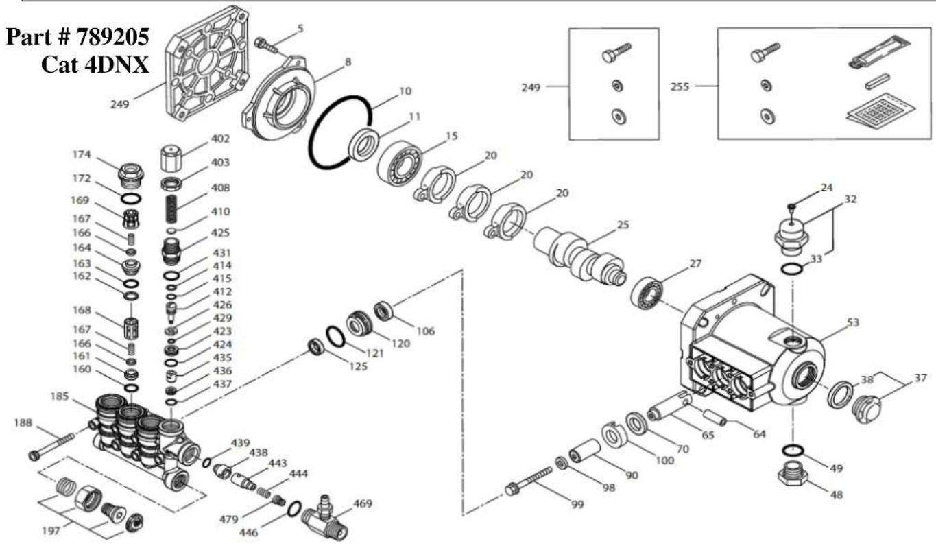 North Star 1573021 - Pump Exploded Views - 2