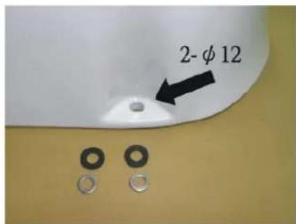 TMC 99907 - 2- 12mm mounting hole on both side for surface installation. - 1