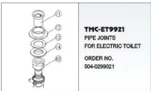 TMC 99907 - Service Parts For TMC Electric Toilet Model 99907, 99909, 99910 - 9