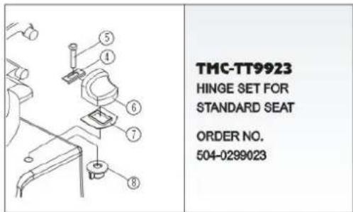 TMC 99910 - Service Parts For TMC Electric Toilet Model 99907, 99909, 99910 - 1