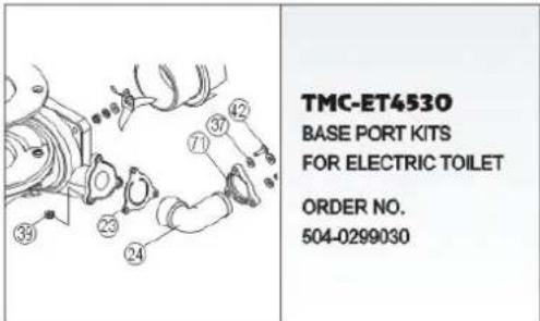 TMC 99910 - Service Parts For TMC Electric Toilet Model 99907, 99909, 99910 - 5