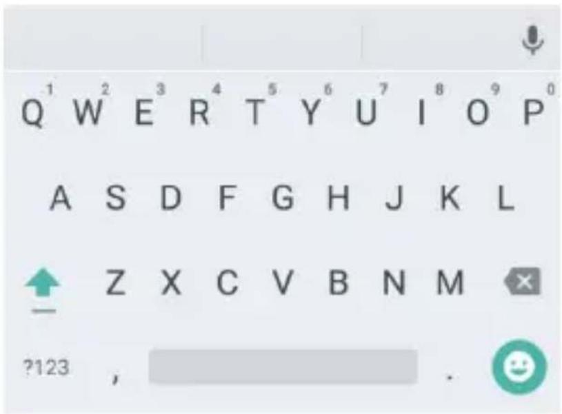 ZTE Blade V8 Pro - Android Tastatur (AOSP) - 1