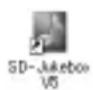 PANASONIC D-Snap SV-SD370V - Double click on the SD-Jukebox icon on the desktop. - 1