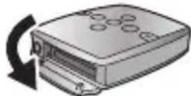 PANASONIC D-Snap SV-SD370V - Inserting and removing SD Memory card - 2