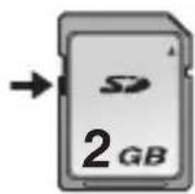 PANASONIC D-Snap SV-SD370V - ■ SD Memory card write-protect switch - 1