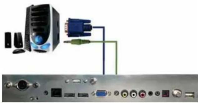 SunBriteTV SB-P2-43-1K - Connecting with VGA Analog (Good) - 1
