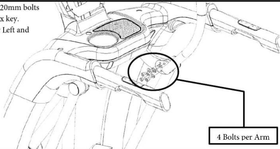 True ES700 - STEP 5: Attach Upper Body Cardio Arms - 5