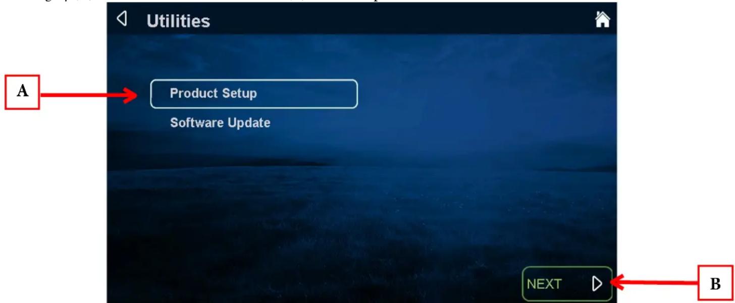 True ES700 - Utilities Menu - 1