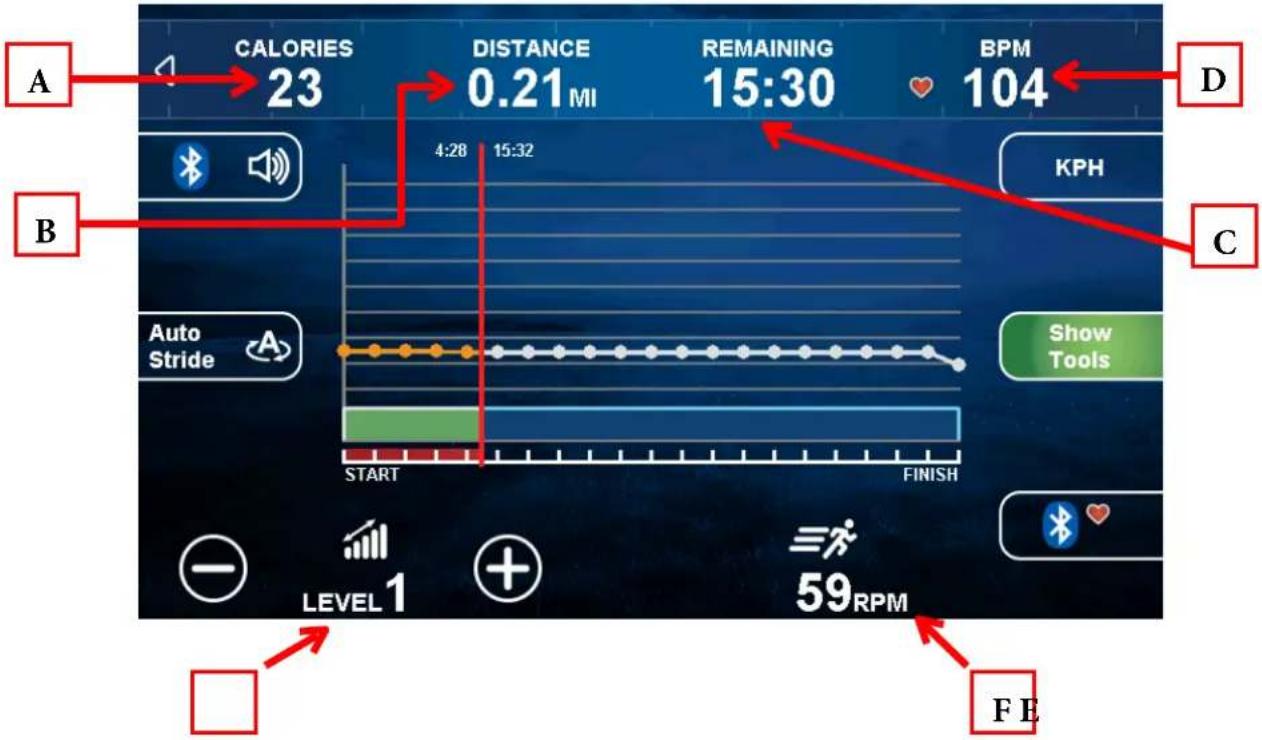 True ES700 - Workout Data Screens - 1