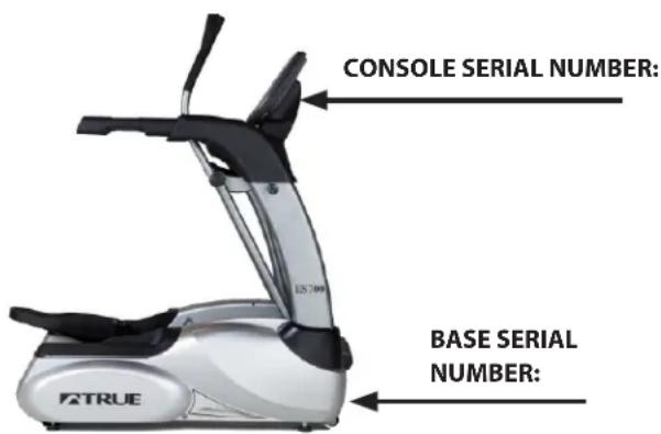 True ES700 - BASE SERIAL NUMBER: - 2