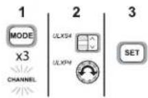 SHURE ULX Wireless System - Change Channel - 1
