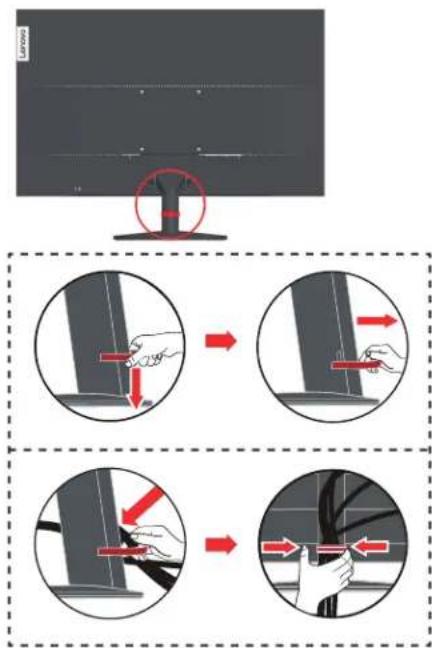LENOVO ThinkVision S27i-10 - Connecting and turning on your monitor - 7