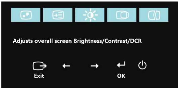 LENOVO ThinkVision S27i-10 - Using the On-Screen Display (OSD) controls - 1